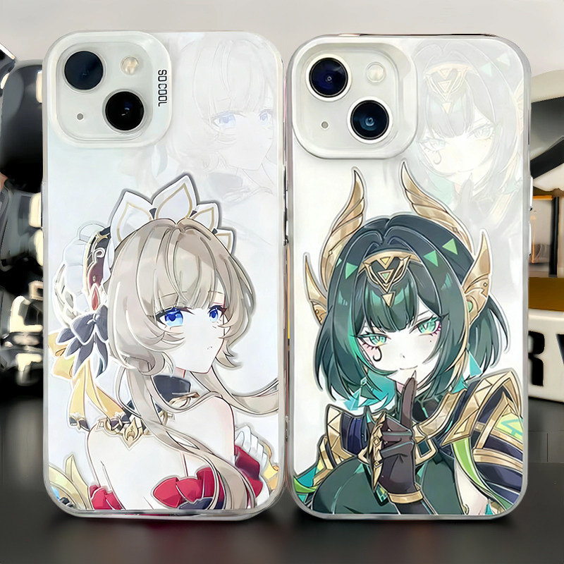 适用一加13t手机壳ACE5/6原神oneplus魅族21pro镭射彩银15桑多涅1+11三星s24魈胡桃3奈芙尔2V菈乌玛12fe套30+