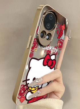 福到kt猫适用于华为nova15手机壳nova15pro新款15ultra卡通14网红可爱13女12se高级感11支架10电镀镜面保护套