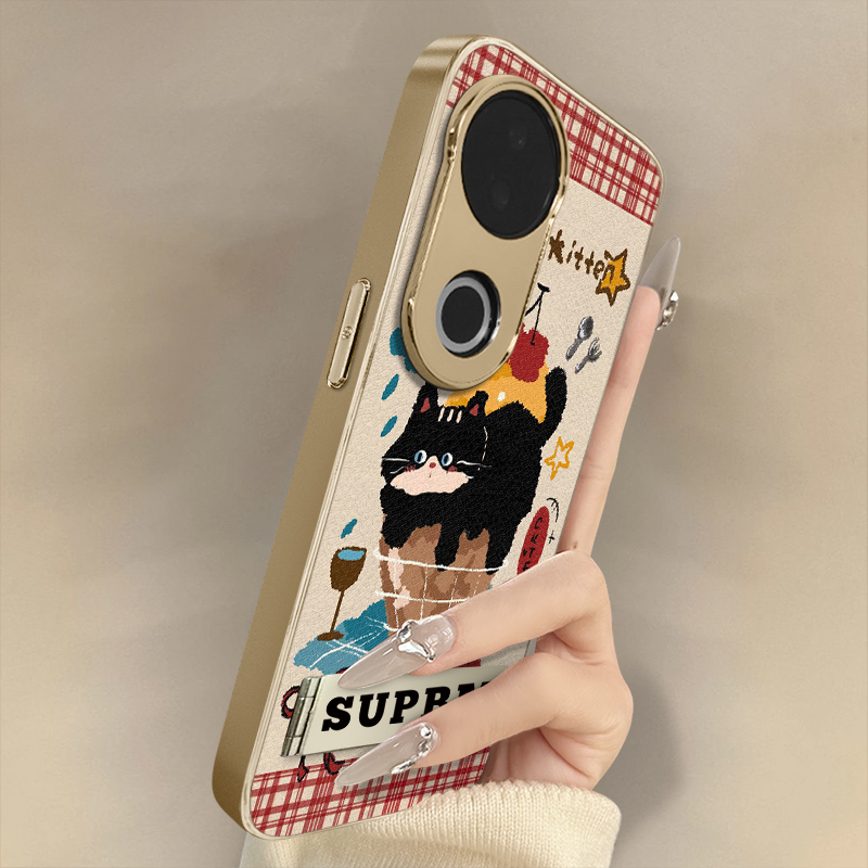 浙皇适用于vivos30手机壳s20pro新款s18e网红s17t女15e可爱12全包s19防摔s16支架小羊皮秋冬卡通s10雪糕猫咪