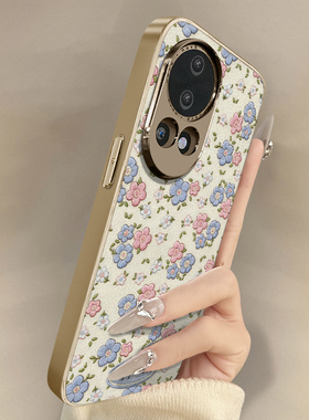 满屏繁花适用于华为nova15手机壳nova15pro新款15ultra创意14超火小羊皮13网红12se好看11男女10高级防摔支架