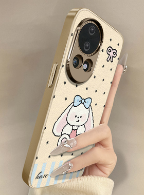 星星兔子适用于华为nova15手机壳nova15pro新款15ultra卡通14可爱小羊皮13网红12se好看11男女10高级防摔支架