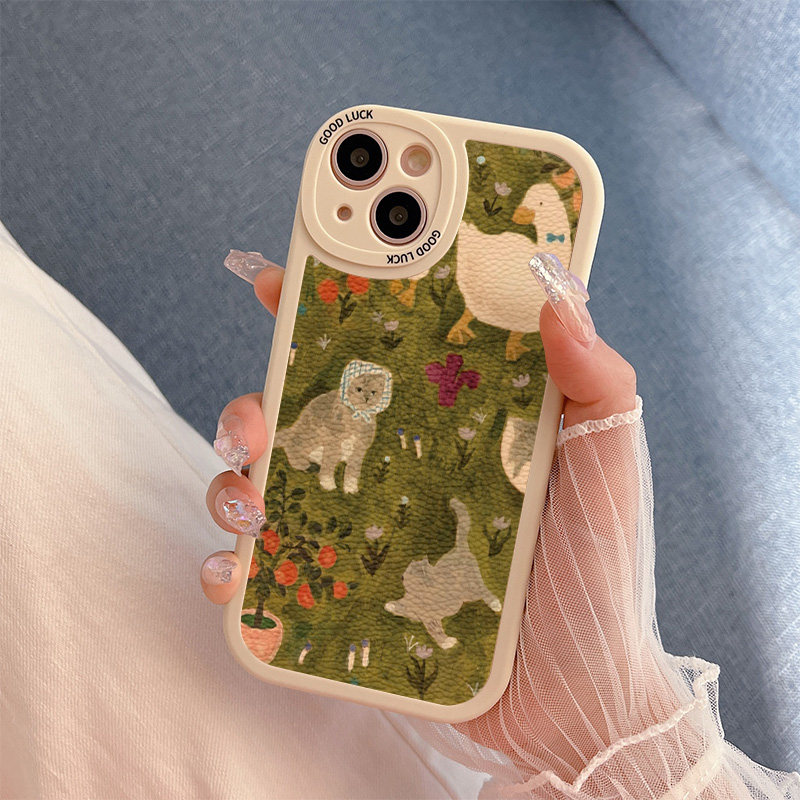 小胖妞 可爱 防摔 手机壳