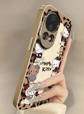 豹纹裙凯蒂猫适用于华为nova15手机壳nova15pro新款15ultra卡通14可爱小羊皮13网红12se好看11男女10高级支架