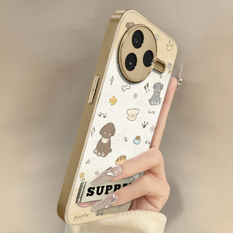 浙皇适用于红米k80手机壳k70e新款k60ultra高级k50全包note14防摔支架13网红可爱羊皮男女创意12pro卡通小熊