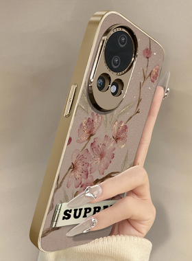 浙皇适用于华为nova14手机壳13新款12ultra高级感11se国风10pro创意9支架8电镀防摔7女款6小羊皮5复古素描画