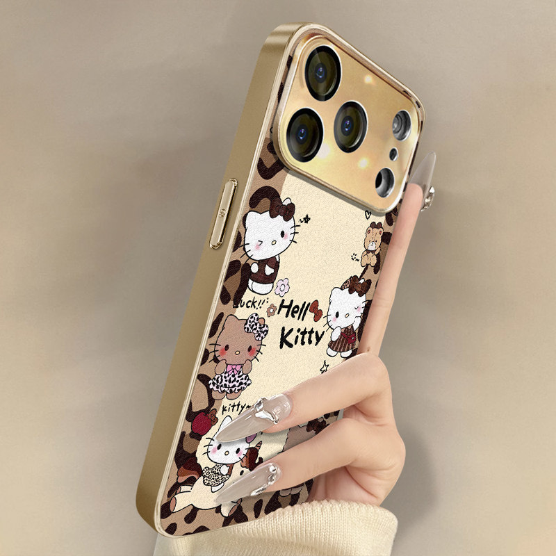 豹纹裙凯蒂猫适用于苹果17手机壳17pro新款iPhone17promax卡通16可爱小羊皮15网红14好看13男女12高级11支架,3C数码配件,手机保护套/壳,淘宝优惠券,粉丝福利购,淘宝优惠卷