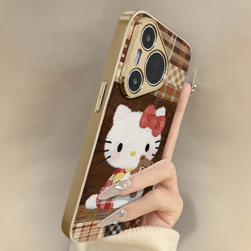 玩偶熊凯蒂猫适用于华为pura80手机壳80pro新款80ultra卡通70可爱小羊皮60art网红p50e好看p40男女高级30支架,3C数码配件,手机保护套/壳,淘宝优惠券,粉丝福利购,淘宝优惠卷