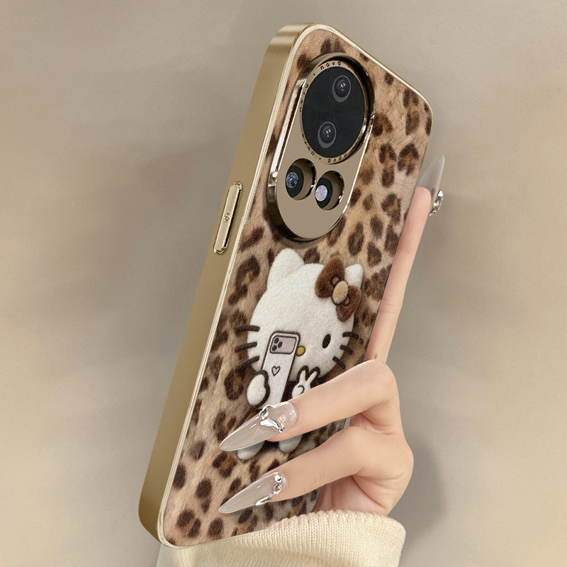 自拍kt猫适用于华为nova14手机壳nova14pro新款14ultra男女13可爱小羊皮12网红11se好看10小众9高级8防摔支架