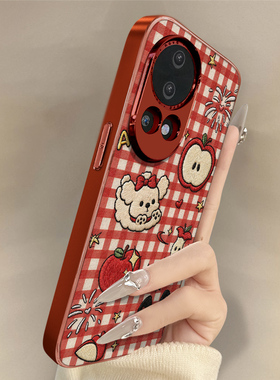 水果小狗适用于华为nova15手机壳nova15pro新款15ultra卡通14可爱小羊皮13网红12se好看11男女10高级防摔支架