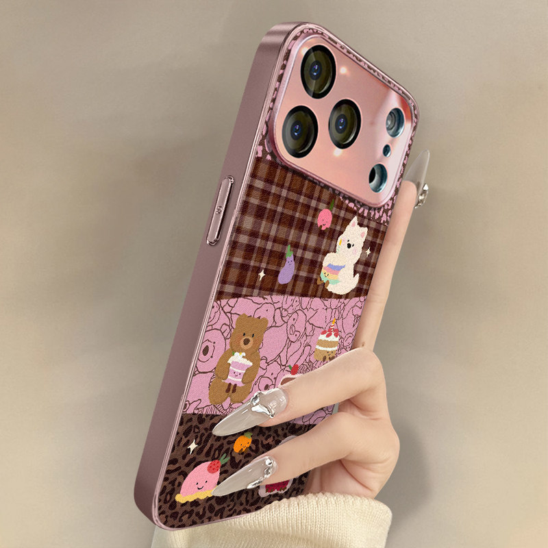 豹纹小狗适用于苹果17手机壳iPhone17promax新款17Air小羊皮16plus卡通15女14支架13防摔12全包11高级保护套,3C数码配件,手机保护套/壳,淘宝优惠券,粉丝福利购,淘宝优惠卷