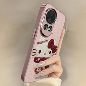 新春kt猫适用于华为nova14手机壳nova14pro新款 14ultra卡通13可爱小羊皮12网红11se好看10男女9高级8防摔支架