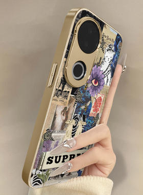 浙皇适用vivoS20Pro手机壳S19高级网红S18eS17t新款S16可爱女S15Pro电镀S12小羊皮S10全包防摔支架艺术拼图