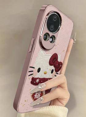 新春kt猫适用于华为nova14手机壳nova14pro新款14ultra卡通13可爱小羊皮12网红11se好看10男女9高级8防摔支架