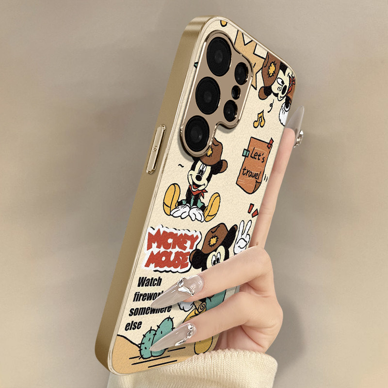 牛仔帽米老鼠适用于三星galaxys26手机壳s26plus新款s26ultra卡通s25可爱小羊皮24网红s23好看22男女高级支架,3C数码配件,手机保护套/壳,淘宝优惠券,粉丝福利购,淘宝优惠卷