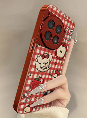 水果小狗适用于一加15手机壳一加13t新款13卡通12可爱小羊皮11网红Ace6好看ace5ultra男女3pro高级2v防摔支架