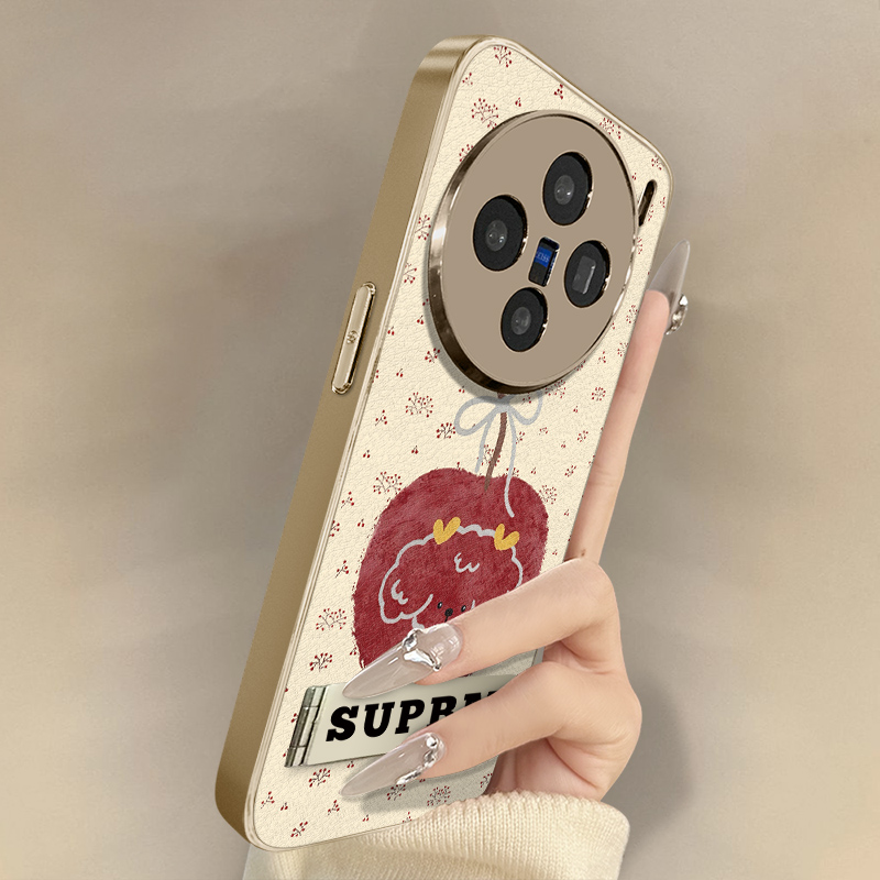 浙皇适用于vivox200s手机壳x100ultra新款x90卡通x80pro创意x70女高级感60支架y300全包防摔小羊皮苹果小狗