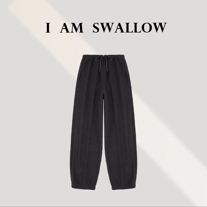 【A/M Swallow】25Ss秋季新品羊毛双面针织羊毛裤
