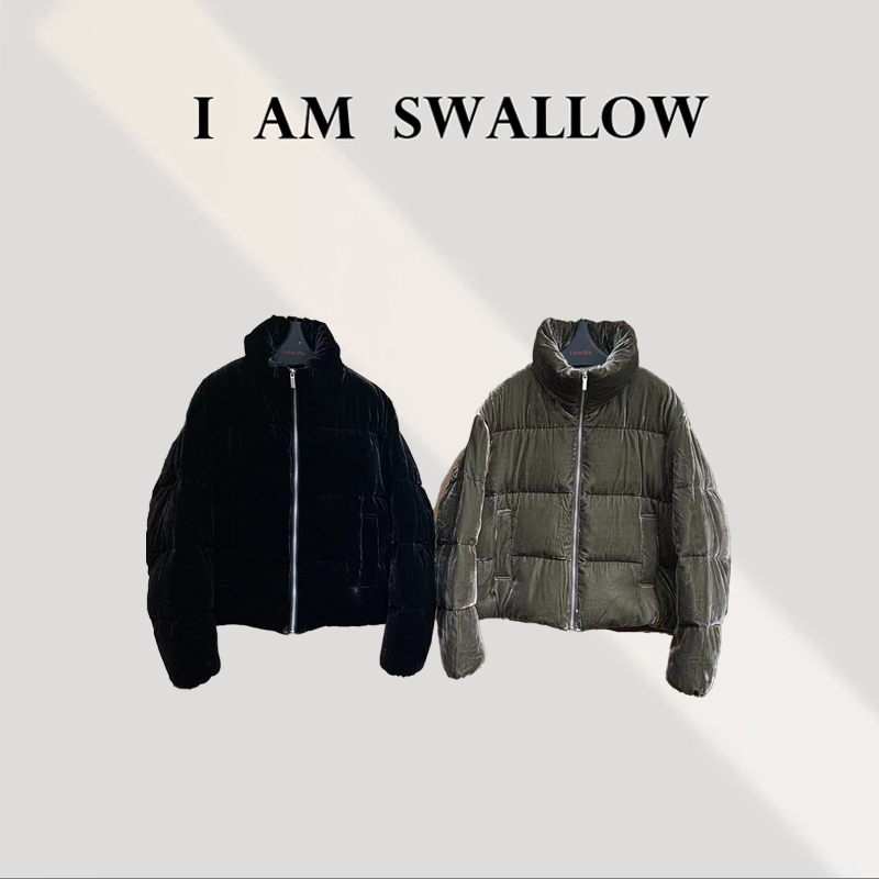 【南油实体店见主页】25Ss冬季新品真丝绒立领厚鹅绒9005#755