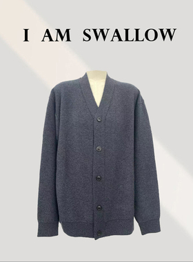 【A/M Swallow】25Ss秋冬新品V领纽扣羊绒上衣A257576