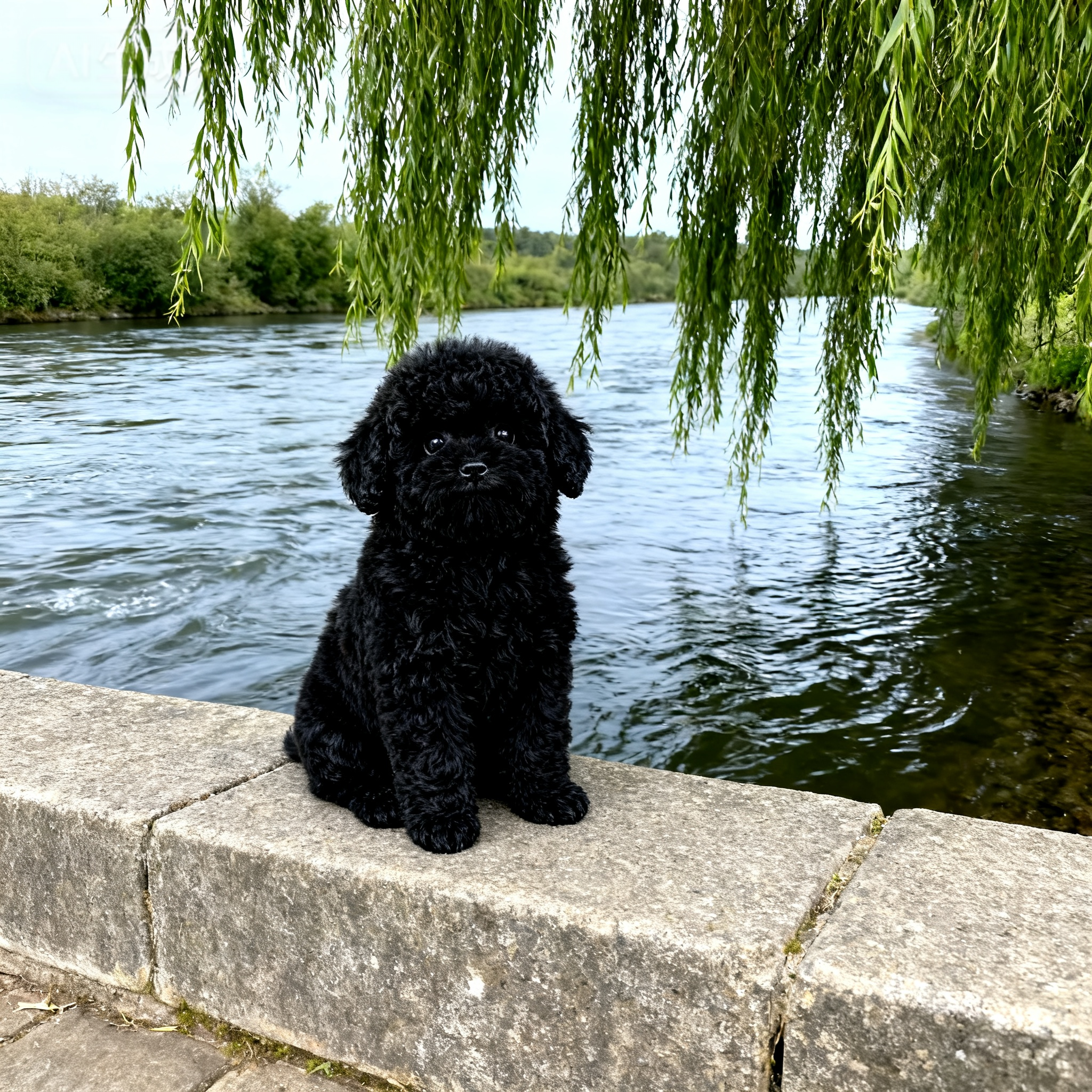 泰迪幼犬活泼黑色网红家庭犬幼崽