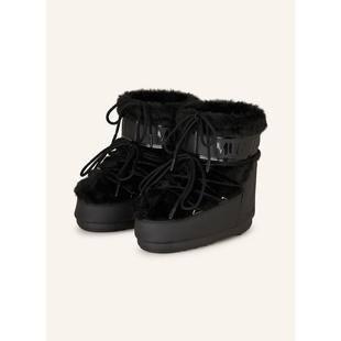 代购 BOOT女士雪地靴保暖防滑柔软内里舒适缓震系带圆头 MOON