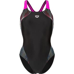 爆款 代购 Arena阿瑞娜女士泳衣速干防晒黑色紧身游泳训练泳装