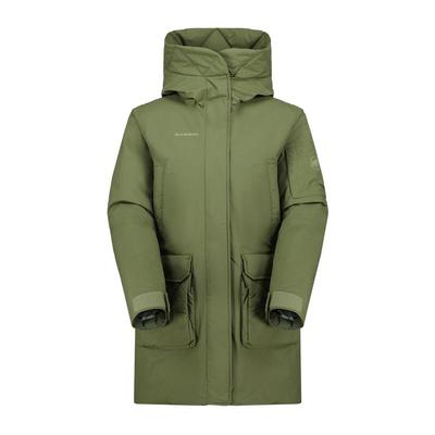 代购Mammut猛犸象女士羽绒服防水防风保暖硬壳外套连帽长款