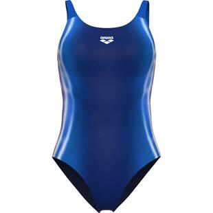 代购 Arena阿瑞娜女士泳衣防晒防磨蓝色速干游泳健身连体爆款