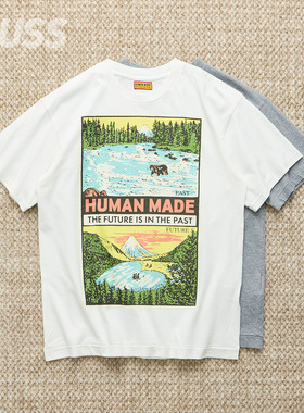 现货 HUMAN MADE GRAPHIC T-SHIRT 绘画海报印花休闲短袖T恤 25SS
