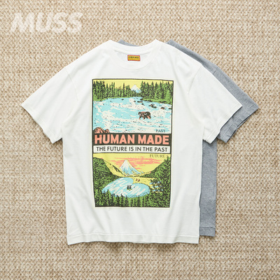 HUMANMADE绘画海报印花休闲短袖