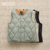 VEST 现货 儿童轻薄保暖绗缝羽绒马甲 MILITARY DOWN TAION KIDS