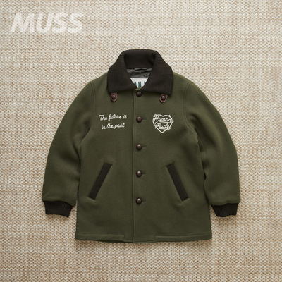 HUMANMADE羊毛抓绒呢大衣夹克