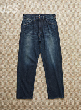 现货 TAIGA TAKAHASHI DENIM TROUSERS 日产白赤耳水洗做旧牛仔裤