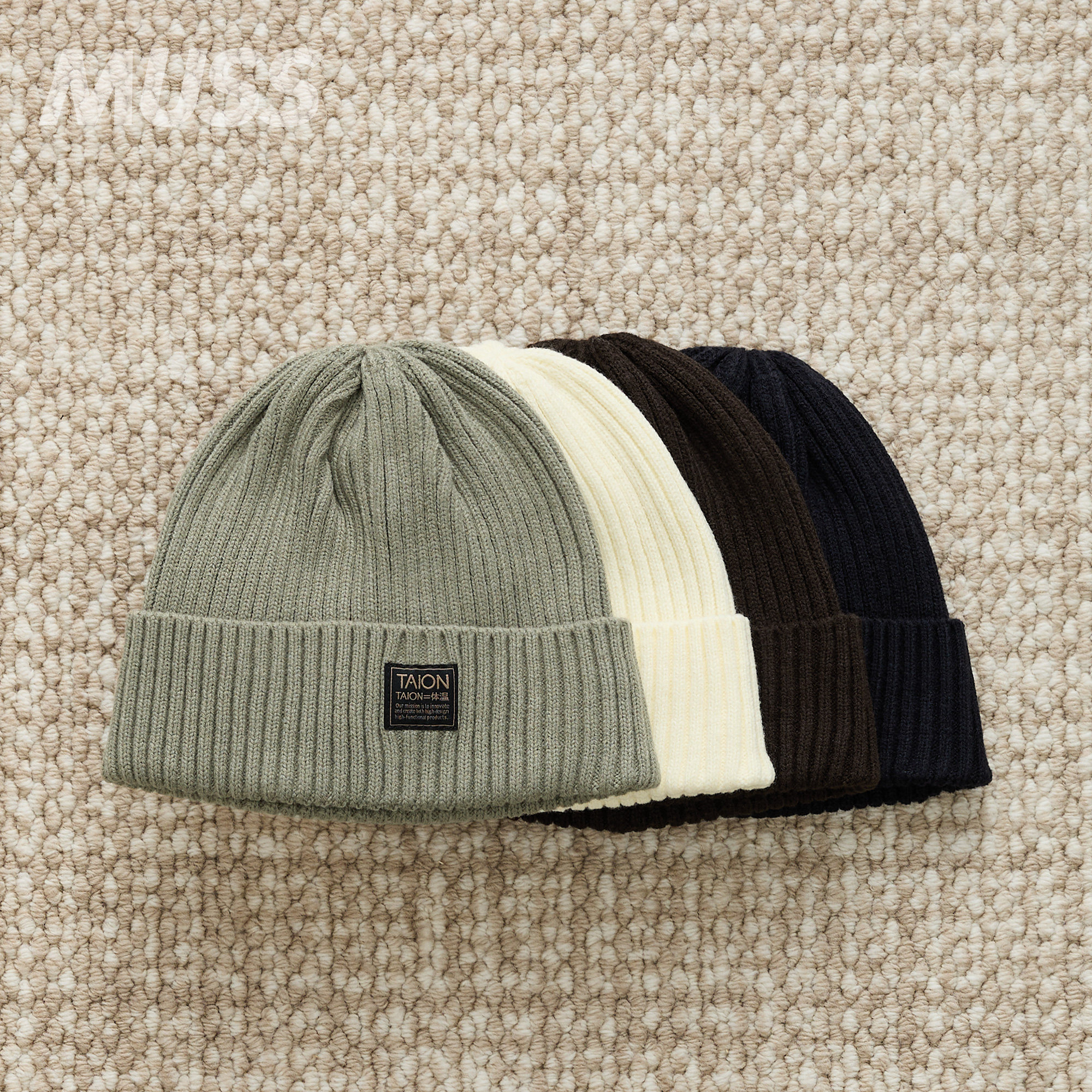 现货 TAION MILITARY KNIT CAP 简约保暖罗纹休闲复古针织帽 25AW,运动包/户外包/配件,运动帽,淘宝优惠券,粉丝福利购,淘宝优惠卷