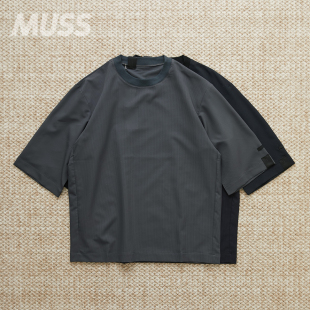 SHIRT 日產(chǎn)機(jī)能羅紋領(lǐng)透氣休閑短袖 N.HOOLYWOOD T恤 25SS 現(xiàn)貨