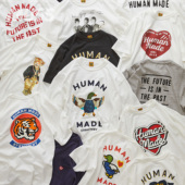 现货 T恤 日本制爱心鸭子字母印花竹节棉休闲短袖 HUMAN MADE