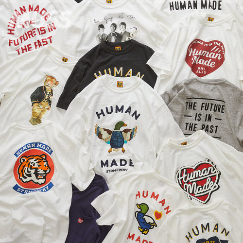 HUMANMADE爱心字母印花短袖T恤