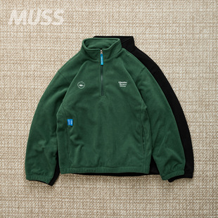 HALF FLEECE ZIP半拉链刺绣立领摇粒绒抓绒卫衣 LIBERAIDERS 现货