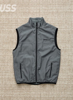 现货 GRAMICCI REVERSIBLE VEST 小野人防水抓绒双面穿立领马甲