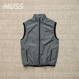 现货 GRAMICCI REVERSIBLE VEST 小野人防水抓绒双面穿立领马甲