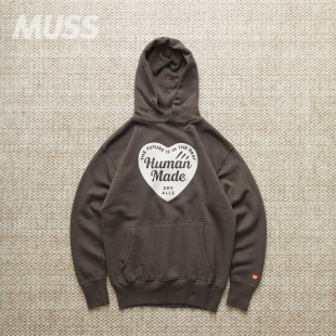 HOODIE 现货 TSURIAMI MADE 日产爱心图案印花连帽卫衣25SS HUMAN