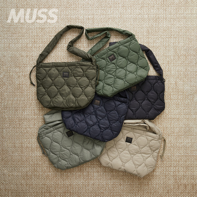 TAION军事绗缝抽绳单肩包挎包