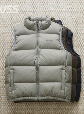 现货 GRAMICCI DOWN PUFFER VEST小野人机能立领绗缝保暖羽绒马甲