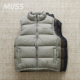 现货 VEST小野人机能立领绗缝保暖羽绒马甲 PUFFER GRAMICCI DOWN