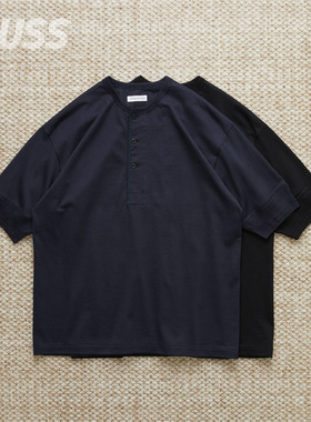 现货 KAPTAIN SUNSHINE SUVIN SUPIMA TUBE 日产苏文棉亨利领T恤