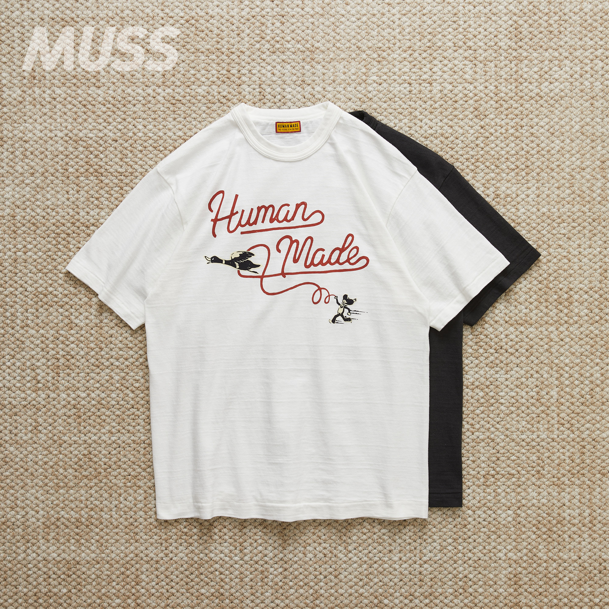 现货 HUMAN MADE GRAPHIC TEE 日产西部牛仔字母印花休闲短袖T恤