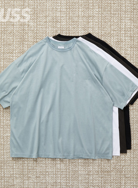 现货NAME. SILKETE COTTON BIG TEE 日产高针距丝光棉短袖T恤25SS