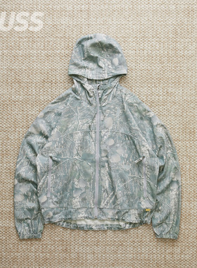 现货 FARAH HOODED ZIP UP LIGHT树纹迷彩防撕裂格子布冲锋衣25AW