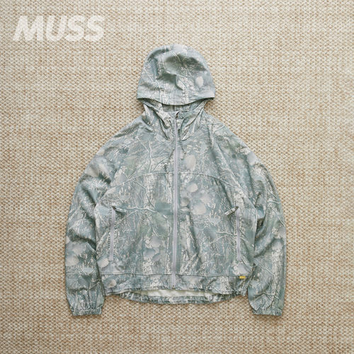 FARAH树纹迷彩防撕裂格子布夹克