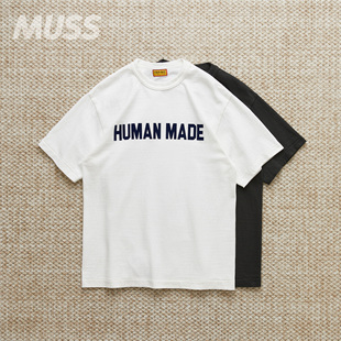 GRAPHIC MADE HUMAN 26SS 日产字母印花休闲短袖 T恤 TEE 现货